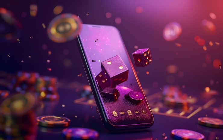 ফোনে লাইভ ক্যাসিনো গাইড পড়ার দৃশ্য